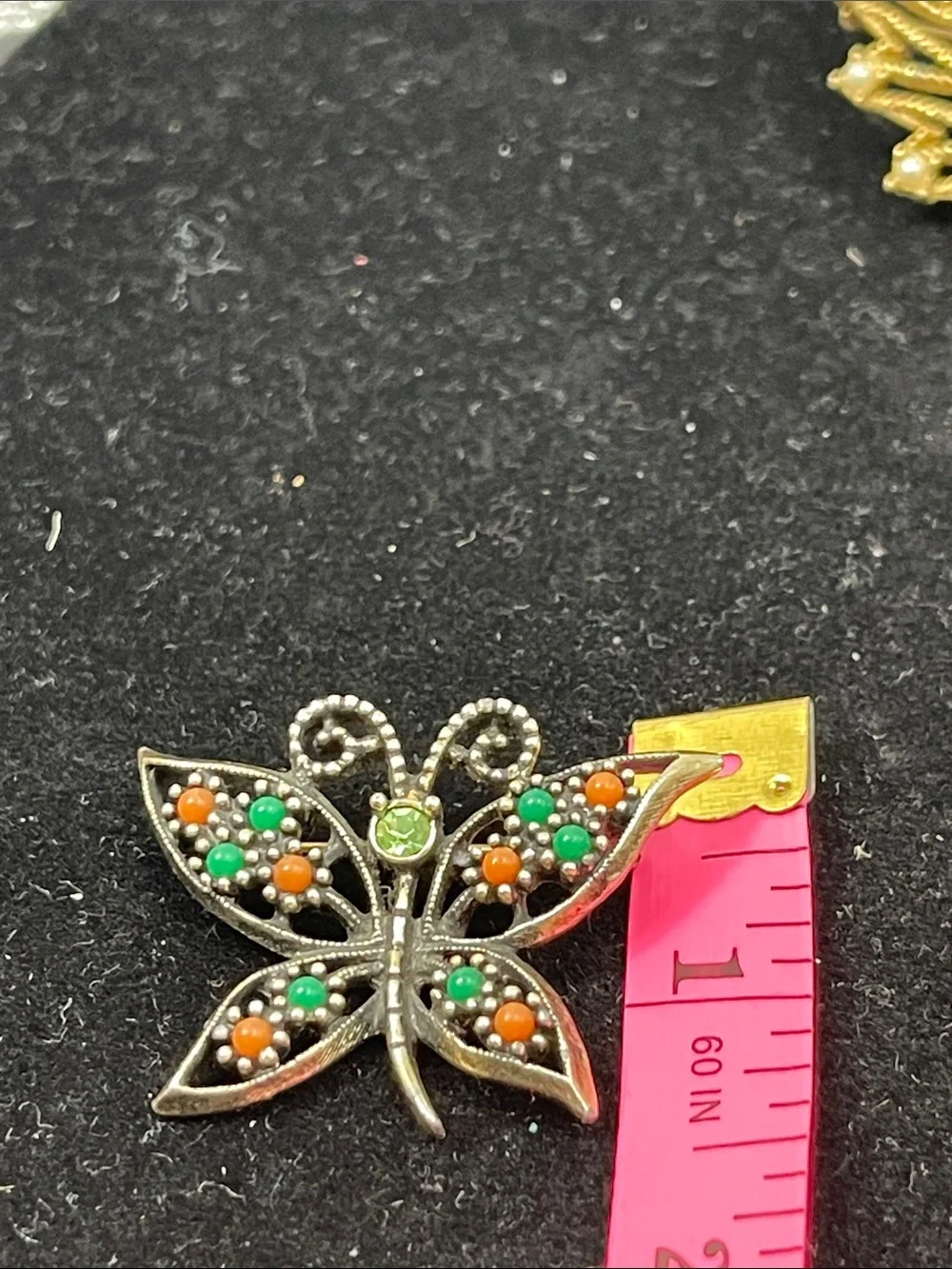 08.10.26-2 Sarah Coventry Wings of Fashion Butterfly Brooch 1974